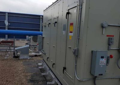 New Temtrol Chilled Water Rooftop Air Handling Unit Installed by CMS